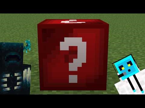 Minecraft Ruby Lucky Block VS Warden