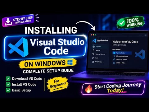 How to Install VS Code on Windows 10/11 | VS Code Installation Full Guide 2026