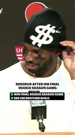 Shedeur's priorities are on point 😂