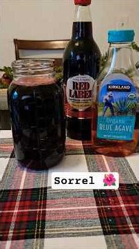How to Make Jamaican Sorrel Drink Step-by-Step Merryshorts25 #jamaica #sorrel #drink #recipe #trend