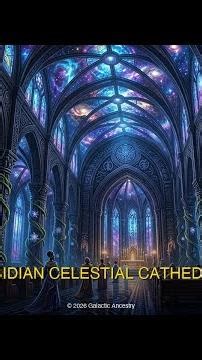 Obsidian Celestial Cathedral | Afrofuturist Art 🎨 #Shorts #GalacticAncestry