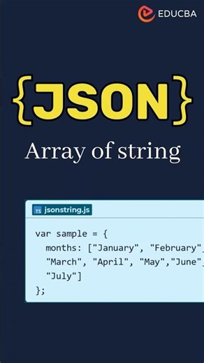 📌 JSON Array of Strings Explained (Quick Guide)