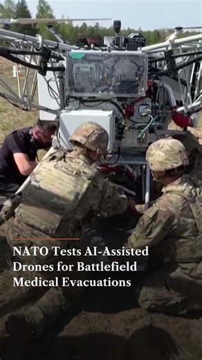 NATO Tests AI Rescue Drone Capable of Battlefield Evacuations | Subscribe to Firstpost