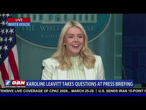 White House Press Secretary Karoline Leavitt Holds Press Briefing