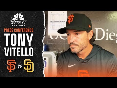 Tony Vitello expects ‘competitiveness' from Giants ace Logan Webb's second start | NBCS Bay Area