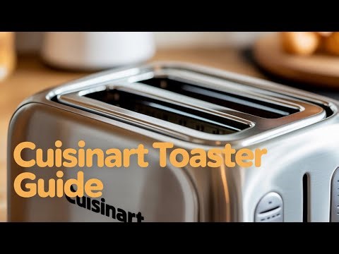 How to Use a Cuisinar Toaster (Demonstration Without Bread)