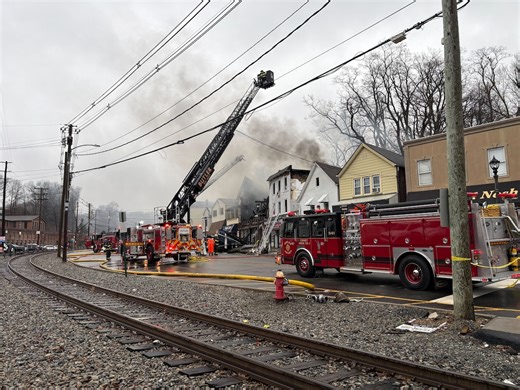 Fire damages row of buildings on Main Street in N.J. town