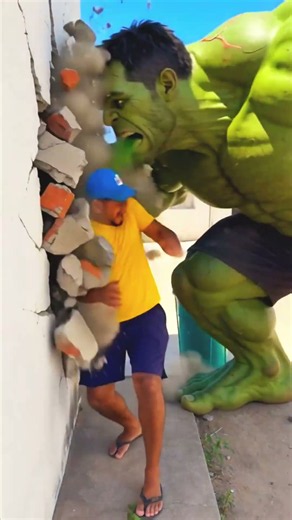 Pisando no hulk #funny #comedy #humor