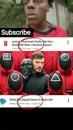 Mr beast vs T-series -This is Crazy #mrbeast​ #tseries​ #trending​ #fyp​