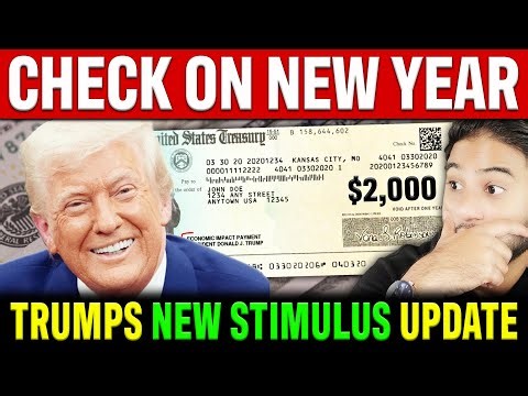 URGENT! Trump $2k Stimulus Checks are Coming On New Year? - Treasury Secretary Shared the Details!
