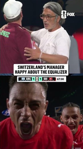 Murat Yakin was hyped after his team finds the equalizer