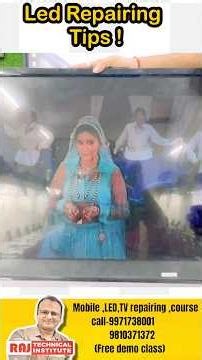 Low brightness pictures solution | led tv repairing course | led tv display problem solution #short