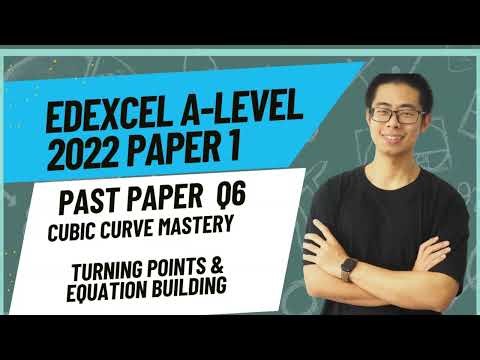 Edexcel A-Level Maths 2022 Paper 1 Q6 | Differentiation | Full Step-by-Step Explanation