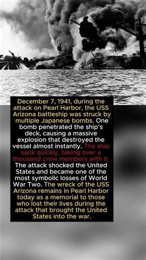 The Sinking of the USS Arizona: Pearl Harbor’s Tragedy (1941)