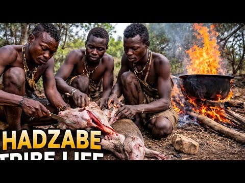 The great African hunters| survival in the wilderness | Hadzatribe hunting | nature based lifestyle 