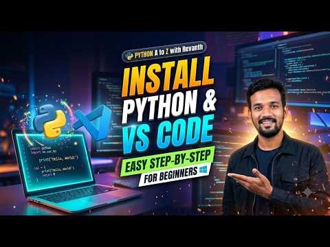 How to Install Python & VS Code and Run Python Code | #PythonTutorial #VSCode #PythonInstallation