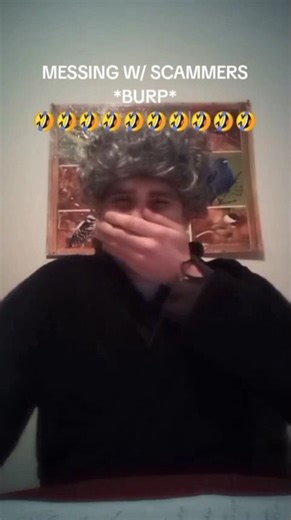 MESSING W/ SCAMMERS🤣 *BURP* #shorts #pov #fyp #scammer #prank #viral