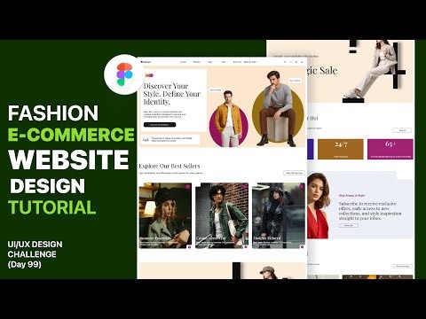 Complete Fashion Website Tutorial Design | UI/UX Design | Figma 2026 I Figma Tutorial