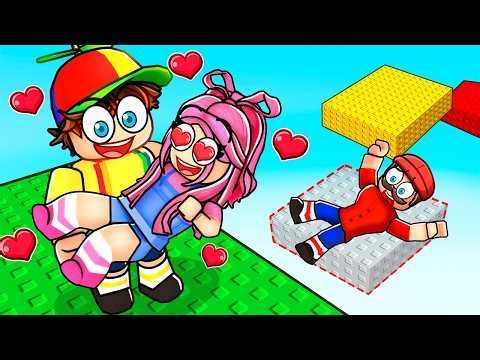 ROBLOX HUG TROLL TOWER WITH MY GIRLFRIEND