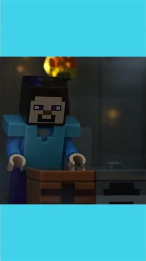 Alex and Steve Mini Story p1 // Realistic Minecraft Build in LEGO // #shorts #lego #minecraft