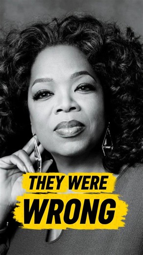 They Said She Wasn’t Fit for TV… She Became a Billionaire #history #tv #oprahwinfrey