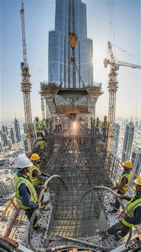Burj Khalifa: Touch the Sky 🌆🚀 | World’s Tallest Building 🏙️#BurjKhalifa #Dubai #Skyscraper