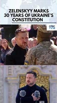 Ukraine Celebrates 30 Years Of Its Constitution | Zelenskyy Marks Historic Constitution Day | N18G