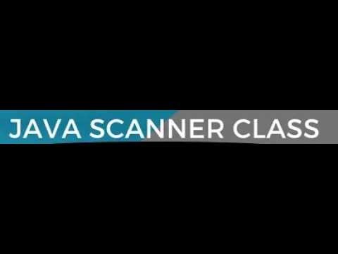 scanner class