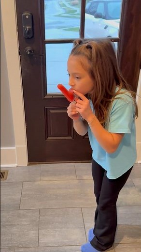 TONGUE got STUCK to the popsicle 🥶😱🫣⁉️ #prank #cold #trend #trending #funny #cute #viral #ohno