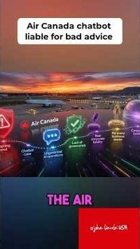 Air Canada's AI Chatbot Legal Warning #shorts