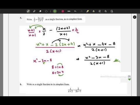 Algebraic Fractions (Part 1) | Basics & Simplification | O Level 4024 / IGCSE 0580 Maths