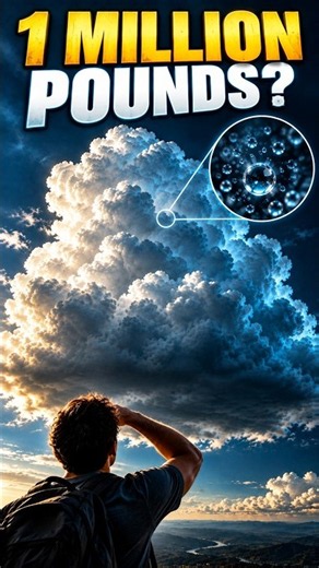A cloud weighs over a million pounds. Why doesn't it fall?
