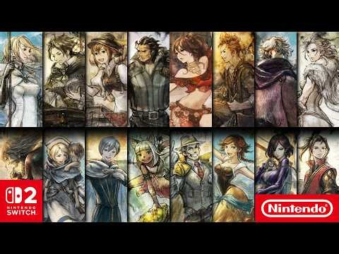 OCTOPATH TRAVELER & OCTOPATH TRAVELER II | Nintendo Switch 2 Release Date Announcement Trailer