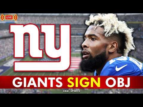 🚨 NEW YORK GIANTS BREAKING NEWS 🚨ODELL BECKHAM JR. SIGNING WITH GIANTS | LIVE REACTION