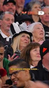 Scrum chat and contrasting emotions as the Stormers take on the All Blacks in the stands 😂👂