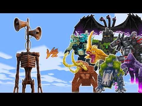 NEW SIREN HEAD vs KAIJU CRAFT - SIREN HEAD: THE SIREN'S FIELD | MINECRAFT PE BATTLe