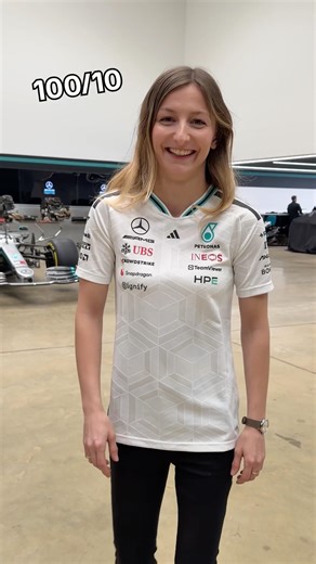 Get to know our Development Driver, Doriane Pin 👏 #f1 #formula1 #mercedesf1
