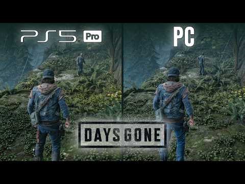 Days Gone Remastered | PS5 Pro vs PC | Graphics Comparison