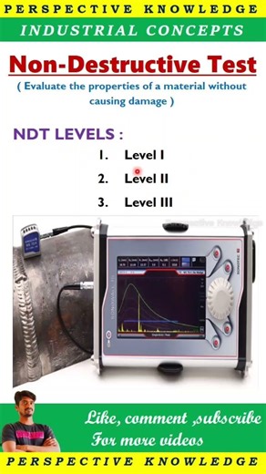 What are NDT levels | non destructive testing levels | perspective knowledge | NDT technique basics