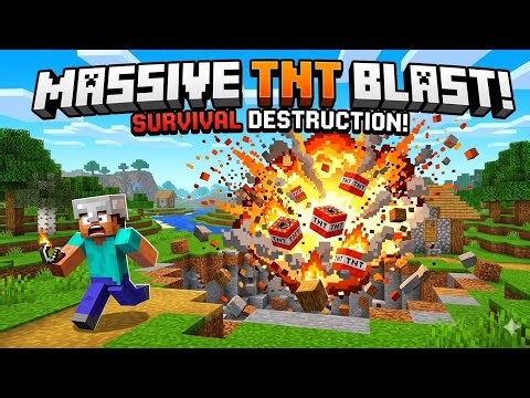 100 TNT Bedrock Explosion - This is Insane