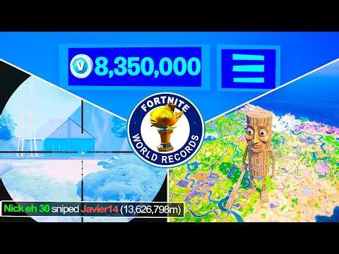 CRAZIEST WORLD RECORDS in Fortnite