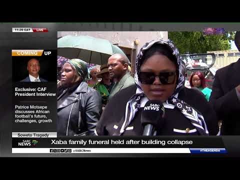Soweto Collapse | Xaba family funeral held after building collapse: Mbalenhle Mthethwa