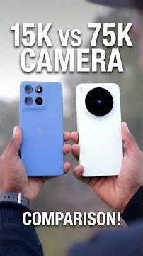 15k Phone vs 75k Phone Camera Comparison 📸! Unexpected