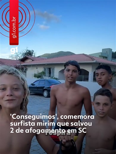 Santa Catarina - 🏄Por causa da coragem e do conhecimento sobre o mar, um grupo de surfistas mirins evitou que uma criança e um adolescente se afogassem na Praia do Gravatá, em Navegantes, no Norte de Santa Catarina. O caso aconteceu no fim da tarde de sábado (3). É importante lembrar que os meninos tinham algum preparo, o que ajudou no resgate. Mesmo assim, especialistas reforçam que, em casos de afogamento, o ideal é acionar profissionais para evitar riscos maiores. No vídeo que viralizou nas 
