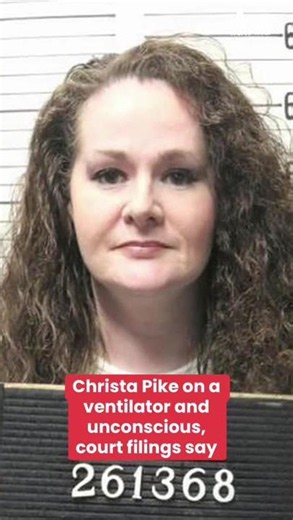 Christa Pike on a ventilator and unconscious