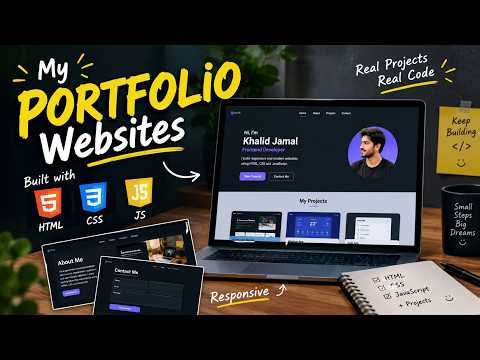 Personal Portfolio Website to Showcase Skills & Projects | HTML, CSS & JavaScript
