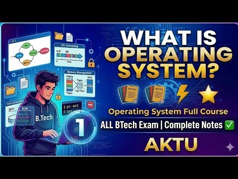 What is Operating System || Unit 1 || Operating System full course for BTech aktu 
