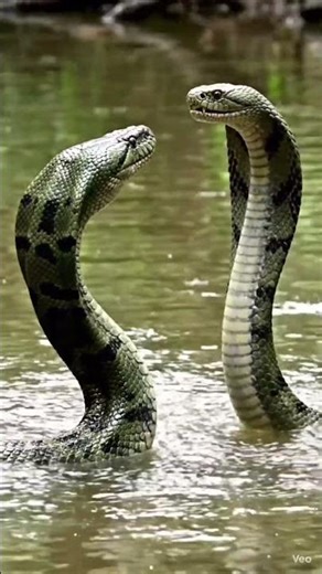 Anaconda vs Cobra🐍Kaun jeetega is ultimate snake battle #snakefight #viralvideo #trending #shorts