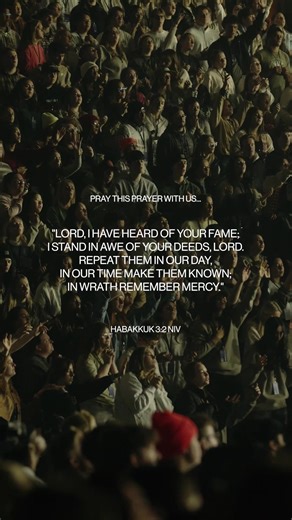 Will you join us in this prayer from Habakkuk 3:2 as we head into Passion 2026? Let it be so. In Jesus name. #passion2026 #passionconference #passion #texas