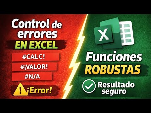 Control de errores en Excel: haz Funciones Robustas como nativas